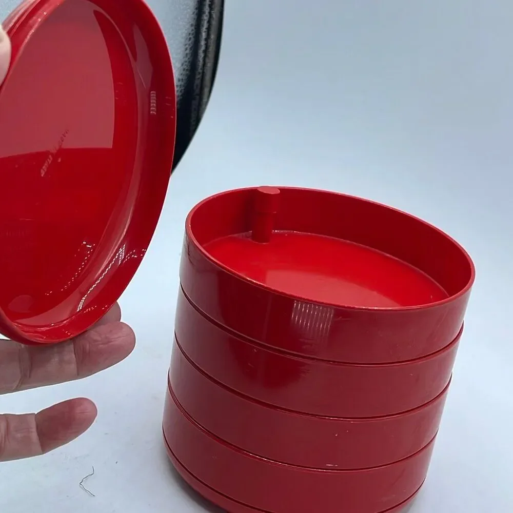 Vintage Rexite Multiplor 1970’s rotating desk organizer Italy.